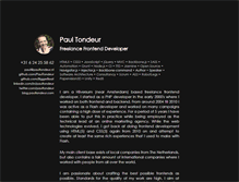 Tablet Screenshot of paultondeur.com